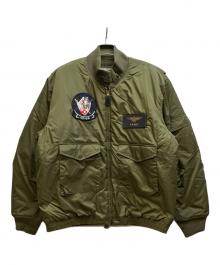 C.A.B.CLOTHING（キャブクロージング）の古着「フライトジャケット」｜カーキ