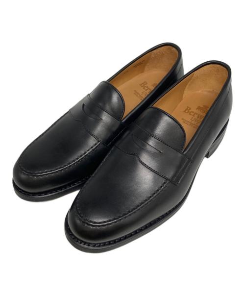 berwick（バーウィック）berwick (バーウィック) コインローファー ブラック サイズ:5 1/2の古着・服飾アイテム