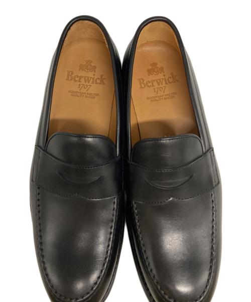 berwick（バーウィック）berwick (バーウィック) コインローファー ブラック サイズ:5 1/2の古着・服飾アイテム