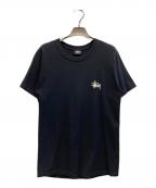 stussyステューシー）の古着「ロゴプリントTシャツ」｜ブラック