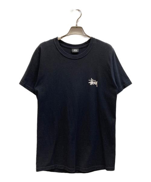 stussy（ステューシー）stussy (ステューシー) ロゴプリントTシャツ ブラック サイズ:Sの古着・服飾アイテム