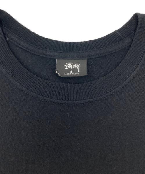 stussy（ステューシー）stussy (ステューシー) ロゴプリントTシャツ ブラック サイズ:Sの古着・服飾アイテム