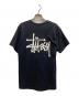 stussy (ステューシー) ロゴプリントTシャツ ブラック サイズ:S：5000円