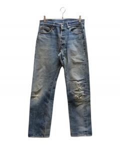 中古・古着通販】LEVI'S (リーバイス) 501ダメージデニムパンツ
