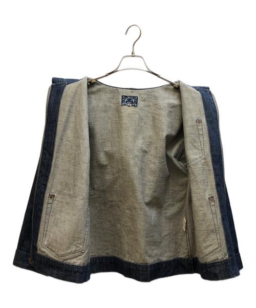 EVISU（エヴィス）EVISU (エヴィス) デニムジップパーカー インディゴ サイズ:38の古着・服飾アイテム