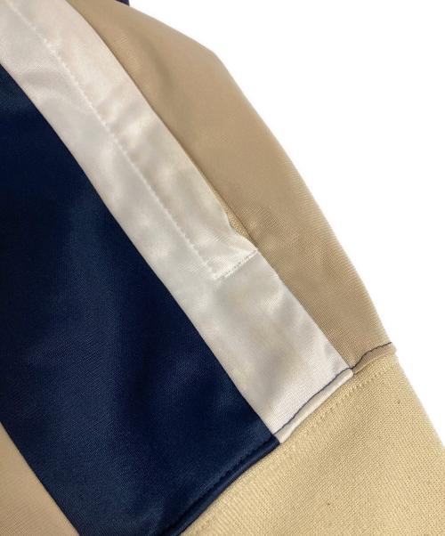 EVISU（エヴィス）EVISU (エヴィス) アスレチックジャケット ベージュ×ネイビー サイズ:40の古着・服飾アイテム