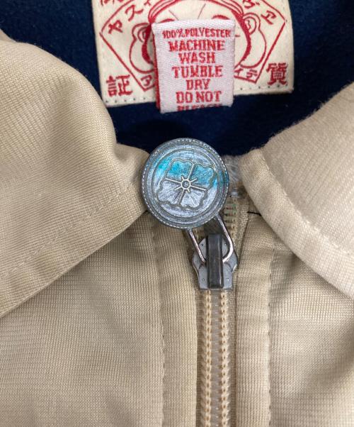 EVISU（エヴィス）EVISU (エヴィス) アスレチックジャケット ベージュ×ネイビー サイズ:40の古着・服飾アイテム