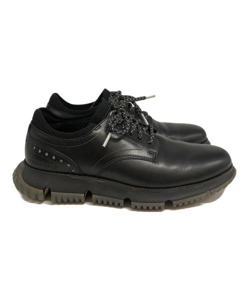 COLE HAAN（コールハーン）COLE HAAN (コールハーン) 4.ゼログランド プレーントゥ ウォータープルーフ/C32380 ブラック サイズ:7 1/2の古着・服飾アイテム