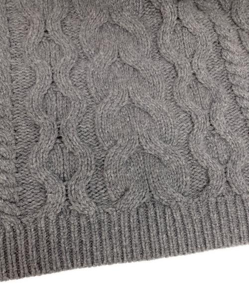 theory（セオリー）theory (セオリー) Felted Wool Cash Cable Vest / 01-4301719 グレー サイズ:Sの古着・服飾アイテム