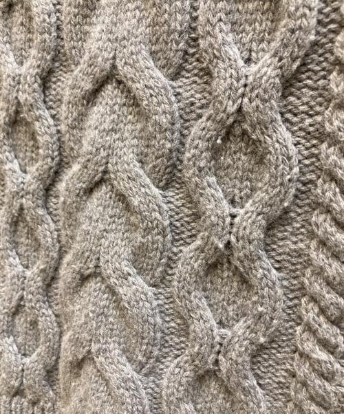 theory（セオリー）theory (セオリー) Felted Wool Cash Cable Vest / 01-4301719 グレー サイズ:Sの古着・服飾アイテム