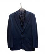 CARUSOカルーゾ）の古着「リネン混テーラードジャケット/ロロピアーナ 伊勢丹別注」｜ネイビー