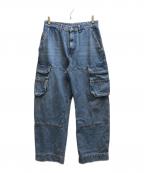 DIESELディーゼル）の古着「デニムカーゴパンツ / A13338」｜インディゴ