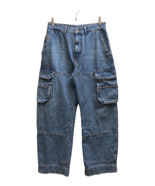DIESEL（ディーゼル）DIESEL (ディーゼル) デニムカーゴパンツ / A13338 インディゴ サイズ: 71cm (W28)の古着・服飾アイテム