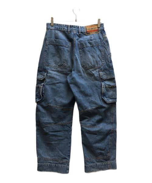 DIESEL（ディーゼル）DIESEL (ディーゼル) デニムカーゴパンツ / A13338 インディゴ サイズ: 71cm (W28)の古着・服飾アイテム