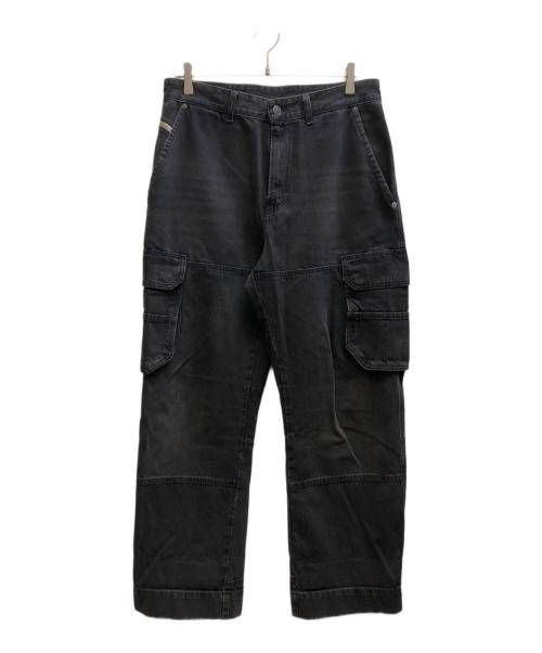 DIESEL（ディーゼル）DIESEL (ディーゼル) D-FISH-CARGO ブラック サイズ: 71cm (W28)の古着・服飾アイテム
