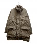 MAISON SPECIALメゾンスペシャル）の古着「ROYAL AIR VENTILE Prime-Over Monster Puffer Parka」｜グレー