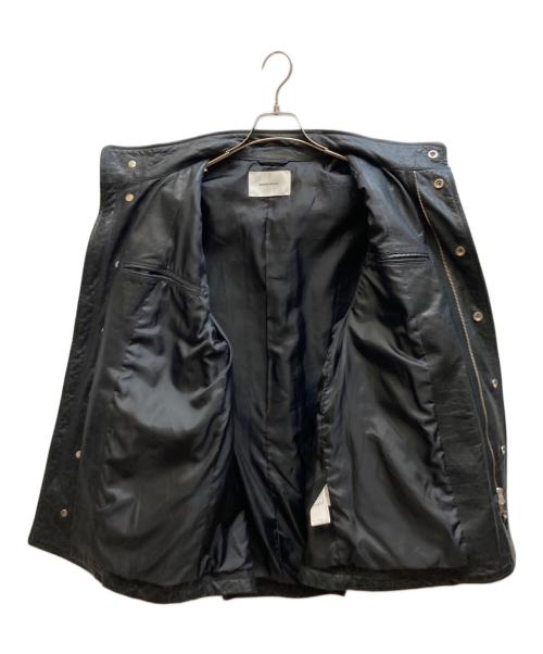 MAISON SPECIAL（メゾンスペシャル）MAISON SPECIAL (メゾンスペシャル) バッファロークラックレザーオーバーショートモッズコート / 11232211210  ブラックの古着・服飾アイテム