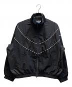 MAISON SPECIALメゾンスペシャル）の古着「異素材コンビネーションプライムオーバートラックジャケット / 11232211302」｜ブラック