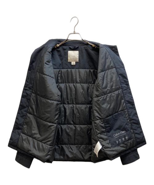 Calvin Klein（カルバンクライン）Calvin Klein (カルバンクライン) Crinkle Nylon Shirt Jacket / 40EM196 ブラック サイズ:Sの古着・服飾アイテム