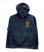 SUPREMEシュプリーム）の古着「S Logo Hooded Sweatshirt」｜ネイビー