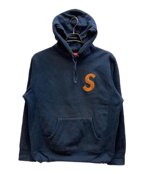 SUPREME（シュプリーム）Supreme (シュプリーム) S Logo Hooded Sweatshirt ネイビー サイズ:Lの古着・服飾アイテム