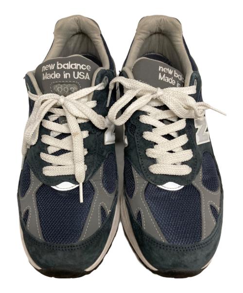 NEW BALANCE（ニューバランス）NEW BALANCE (ニューバランス) ローカットスニーカー/MR993NV グレー×ネイビー サイズ:US10/UK9(1/2)/EU44の古着・服飾アイテム