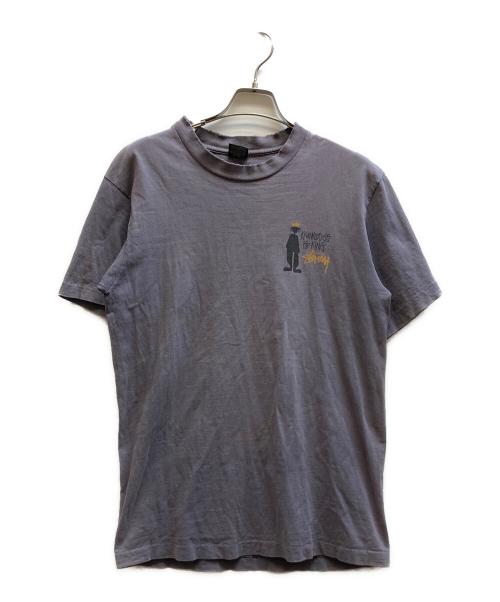 stussy（ステューシー）stussy (ステューシー) 80's シャドーマンTシャツ/シングルステッチ OLD グレー サイズ:Lの古着・服飾アイテム