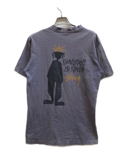 stussy（ステューシー）stussy (ステューシー) 80's シャドーマンTシャツ/シングルステッチ OLD グレー サイズ:Lの古着・服飾アイテム