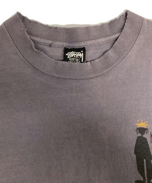 stussy（ステューシー）stussy (ステューシー) 80's シャドーマンTシャツ/シングルステッチ OLD グレー サイズ:Lの古着・服飾アイテム
