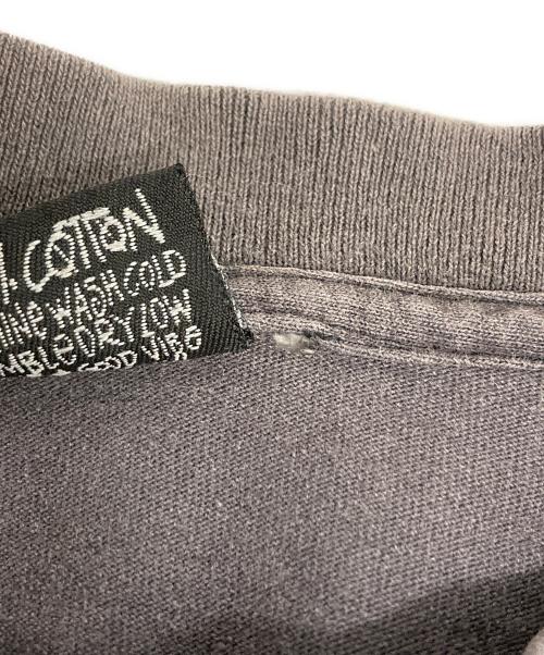 stussy（ステューシー）stussy (ステューシー) 80’ｓロゴプリントTシャツ/ シングルステッチ グレー サイズ:Lの古着・服飾アイテム