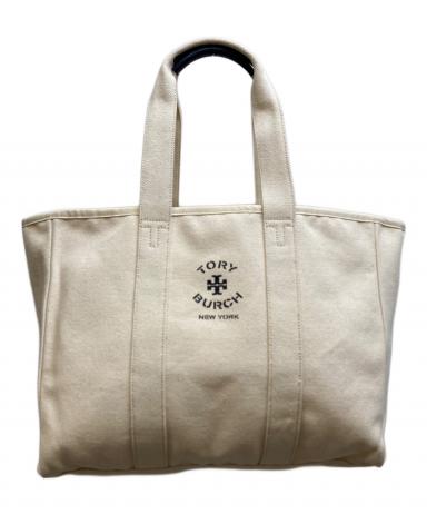 中古・古着通販】TORY BURCH (トリーバーチ) キャンバストートバッグ