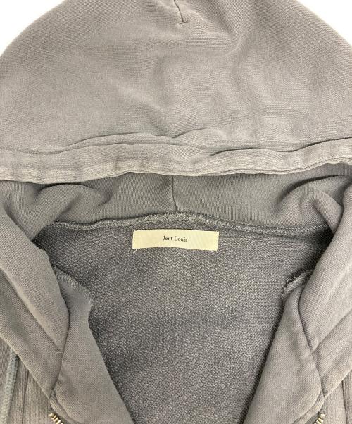 jent louis（ジェントルイス）jent louis (ジェントルイス) ダブルジップパーカー グレー サイズ:Lの古着・服飾アイテム