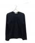 COMME des GARCONS SHIRT（コムデギャルソンシャツ）の古着「パッチワークウールニット」｜ネイビー