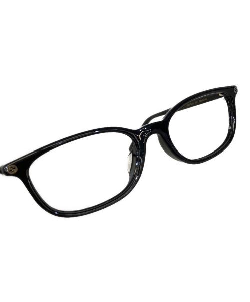 GUCCI（グッチ）GUCCI (グッチ) 眼鏡フレーム ブラックの古着・服飾アイテム