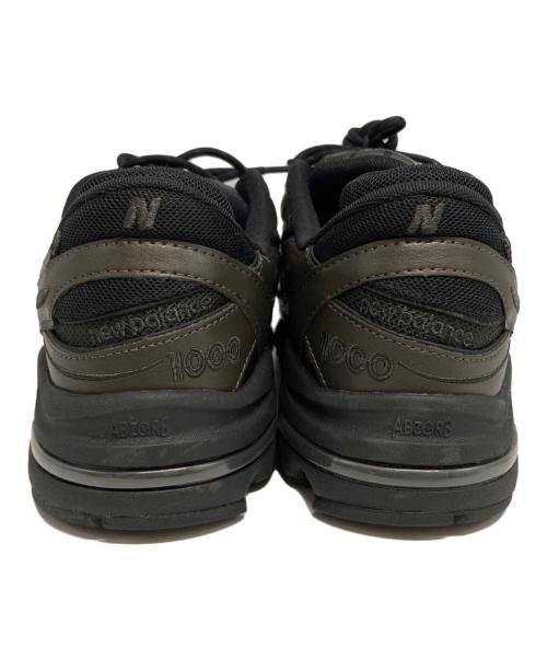 NEW BALANCE（ニューバランス）NEW BALANCE (ニューバランス) UNITED ARROWS (ユナイテッドアローズ) M1000UA カーキ×ブラック サイズ:US9.5の古着・服飾アイテム