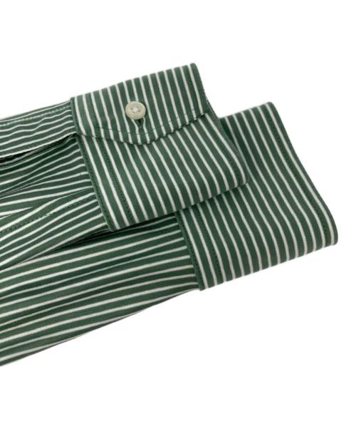 POLO RALPH LAUREN（ポロ・ラルフローレン）POLO RALPH LAUREN (ポロ・ラルフローレン) ストライプシャツ グリーン サイズ:Sの古着・服飾アイテム