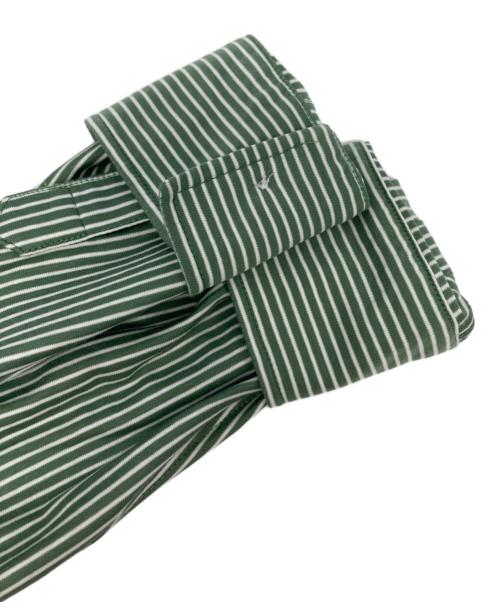 POLO RALPH LAUREN（ポロ・ラルフローレン）POLO RALPH LAUREN (ポロ・ラルフローレン) ストライプシャツ グリーン サイズ:Sの古着・服飾アイテム