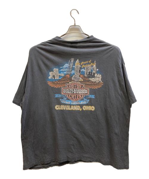 HARLEY-DAVIDSON（ハーレーダビッドソン）HARLEY-DAVIDSON (ハーレーダビッドソン) 半袖Tシャツ グレー サイズ:5XLの古着・服飾アイテム