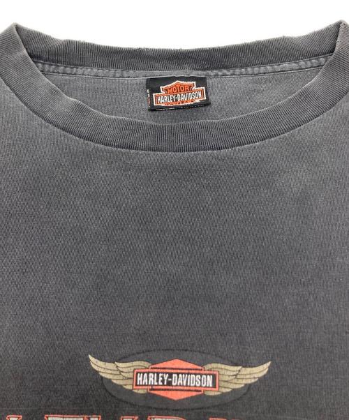 HARLEY-DAVIDSON（ハーレーダビッドソン）HARLEY-DAVIDSON (ハーレーダビッドソン) 半袖Tシャツ グレー サイズ:5XLの古着・服飾アイテム