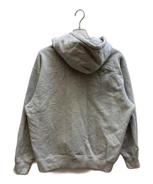 SUPREME（シュプリーム）Supreme (シュプリーム) Raised Embroidery Hooded Sweatshirt グレー サイズ:MEDIUMの古着・服飾アイテム