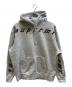 Supreme（シュプリーム）の古着「Raised Embroidery Hooded Sweatshirt」｜グレー
