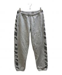 SUPREME（シュプリーム）の古着「Raised Embroidery Sweatpant」｜グレー