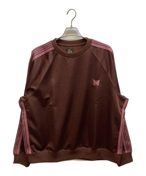 Needles（ニードルズ）Needles (ニードルズ) Track Crew Neck Shirt /RW315 ブラウン サイズ:Lの古着・服飾アイテム