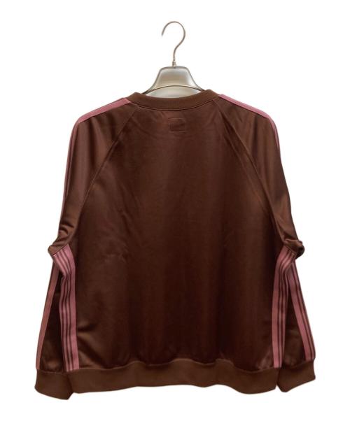 Needles（ニードルズ）Needles (ニードルズ) Track Crew Neck Shirt /RW315 ブラウン サイズ:Lの古着・服飾アイテム