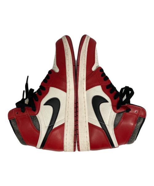 NIKE（ナイキ）NIKE (ナイキ) AIR JORDAN1(エアジョーダン1)RETRO HIGH OG ホワイト×レッド サイズ:US8の古着・服飾アイテム