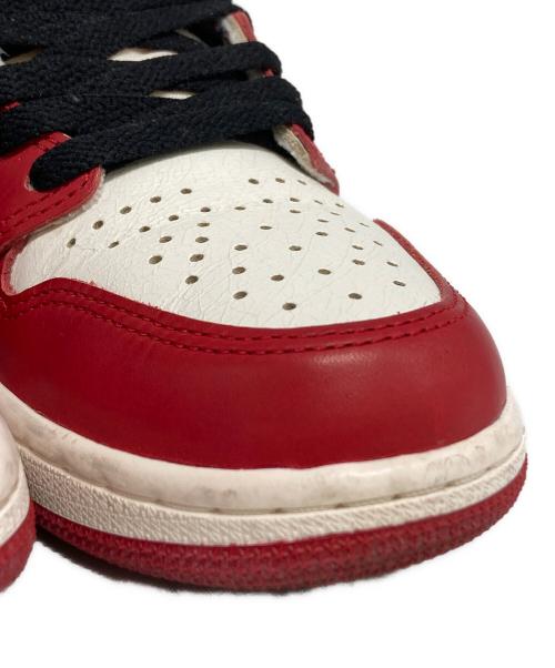 NIKE（ナイキ）NIKE (ナイキ) AIR JORDAN1(エアジョーダン1)RETRO HIGH OG ホワイト×レッド サイズ:US8の古着・服飾アイテム