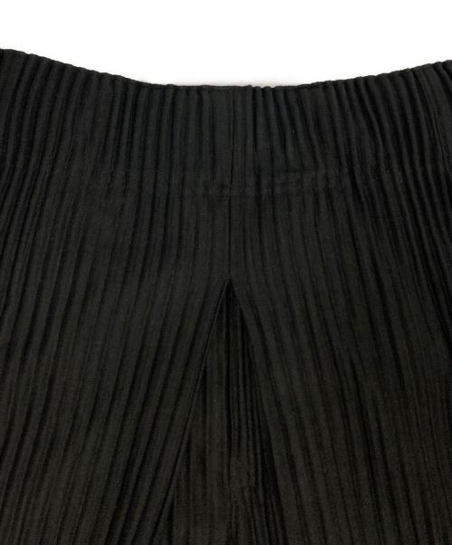 HOMME PLISSE ISSEY MIYAKE（オム プリッセ イッセイ ミヤケ）HOMME PLISSE ISSEY MIYAKE (オム プリッセ イッセイ ミヤケ) プリーツワイド袴パンツ ブラック サイズ:1の古着・服飾アイテム