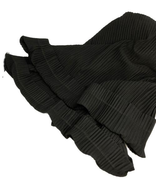 HOMME PLISSE ISSEY MIYAKE（オム プリッセ イッセイ ミヤケ）HOMME PLISSE ISSEY MIYAKE (オム プリッセ イッセイ ミヤケ) プリーツワイド袴パンツ ブラック サイズ:1の古着・服飾アイテム
