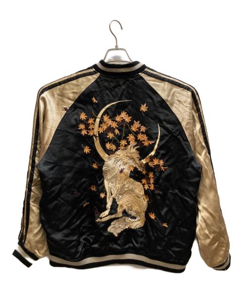 JAPANESE CLASSIC SCRIPT（ジャパニーズ クラシック スクリプト）JAPANESE CLASSIC SCRIPT (ジャパニーズ クラシック スクリプト) スカジャン ブラック サイズ:XXLの古着・服飾アイテム