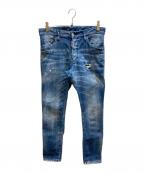 DSQUARED2ディースクエアード）の古着「SKATER JEAN」｜インディゴ